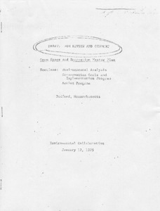 Open space and recreation master plan: Draft: for review and comment