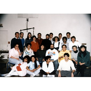 Group portrait of Inquilinos Boricuas en Acción staff at a staff retreat.