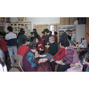 Guests attend the Chinese Progressive Association gathering to celebrate the Chinese New Year