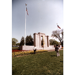 View of the United States Army Second Division World War I Memorial