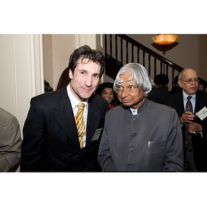 Alexander Poly and Dr. A. P. J. Abdul Kalam at a small reception