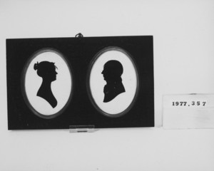 Silhouettes of Mr. and Mrs. Jonathan Sayward Barrell