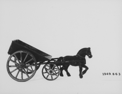 Toy Horse-drawn Dump Wagon