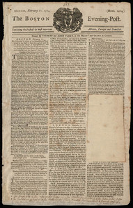 The Boston Evening-Post, 21 February 1774