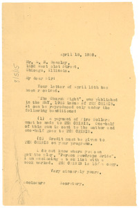 Letter from Crisis to L. N. Beasley