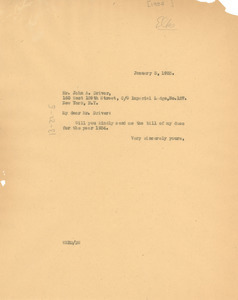 Letter from W. E. B. Du Bois to Imperial Lodge No. 127, Order of Elks