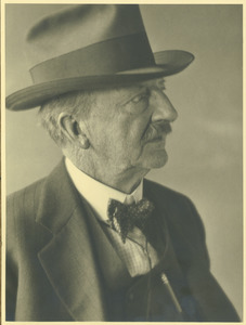 George E. Stone wearing with polka dot bow tie and hat