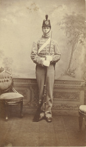 Class of 1882 unidentified man in military dress