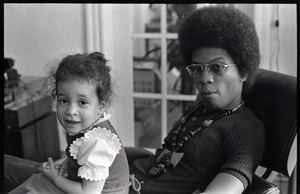 Herbie Hancock with daughter Jessica in lap