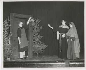 Performers in Christmas pageant