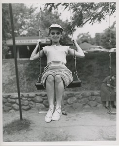 Woman swinging