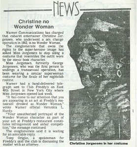 Christine no Wonder Woman