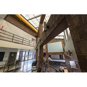 Harriet Tubman House atrium skylight from second floor