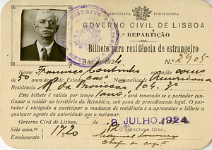 Francisco Coutinho foreign residence ticket