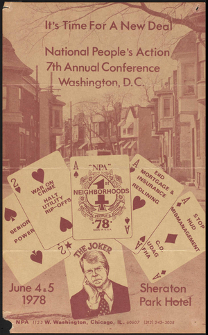It's time for a new deal : National people's action : 7th annual conference : Washington, D.C.