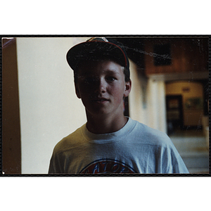 A teenage boy from the Boys and Girls Clubs of Boston