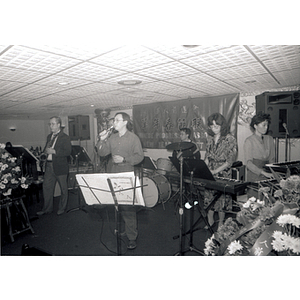 Musicians at a Chinese Progressive Association party