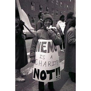 Demonstration against proposed construction on Parcel C