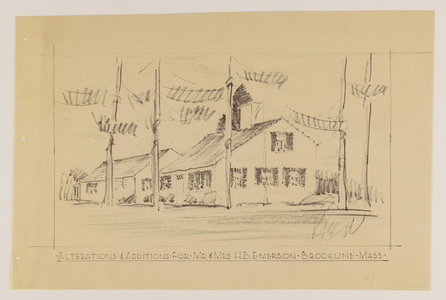 H. B. Emerson house, Brookline, Mass.