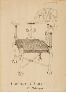 "Corner Chair of Mahogany"