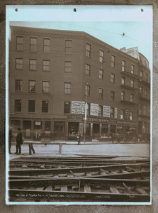 West side of Atlantic Avenue, north corner of Belcher's Lane, Boston, Mass., 07 November 1900