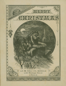 Covers for "The holiday guest," C.W. Calkins & Co., publishers, 286 Washington Street, Boston, Mass., 1880
