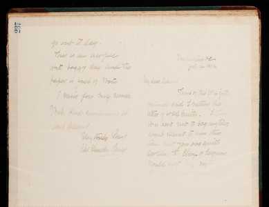 Thomas Lincoln Casey Letterbook (1888-1895), Thomas Lincoln Casey to Adams, July 14, 1892