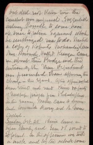 Thomas Lincoln Casey Notebook, September 1889-November 1889, 53, but did not know how the