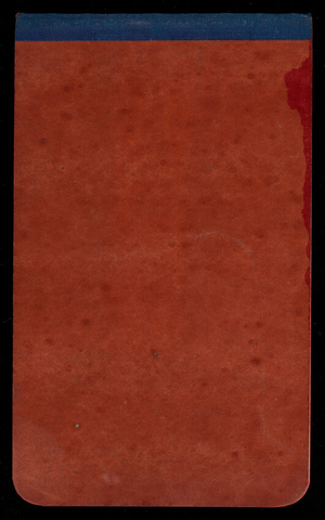 Thomas Lincoln Casey Notebook, May 1889-July 1889, 96, back cover