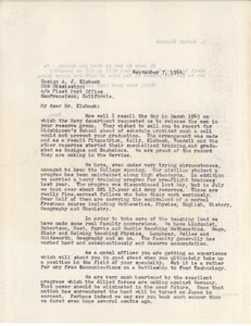 Letter from William L. Machmer to Al Klubock