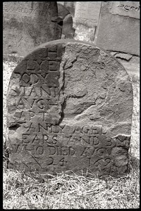 Gravestone of [unidentified] Stanly (169?), Ancient Burying Ground