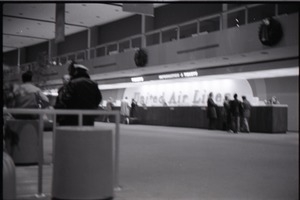 United Airlines ticket counter,JFK airport