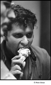 United States Student Press Association Congress: Paul Krassner eating an ice cream cone