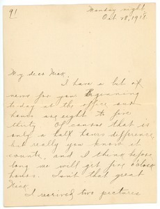 Letter from Letitia Crane to Frank F. Newth