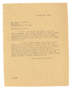 Letter from Crisis to John R. Scott