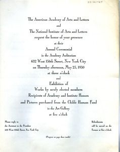 Annual ceremonial program