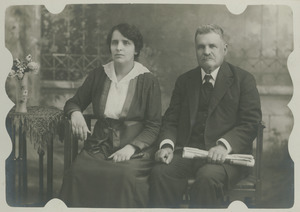 Domingos H. Braune with his wife