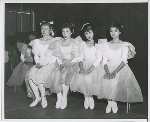 Performers in Christmas play