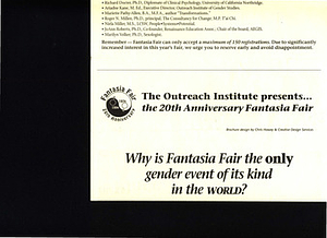 Fantasia Fair Brochure (1994)