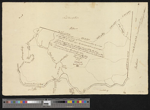 A plan of the town of Dracut protracted by a scale of 200 rods to an inch