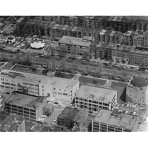 Remington Rand Company, Commonwealth Avenue near Kenmore Square and area buildings, Boston, MA