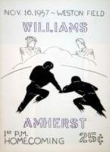 Williams Vs. Amherst Football Program, 1957