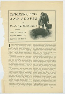 "Chickens, Pigs, and People" article