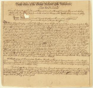 Copy of a patent issued to Moses Michael Hays