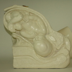 Replica of Dickinson-Belskie model of Birth Series ten, 1945-2007