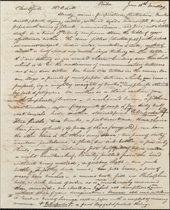 Letters from John Fothergill Waterhouse to Elizabeth Watson (Waterhouse) Ware and Mary (Waterhouse) Ware