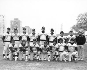 Suffolk University's men's baseball team, 1976