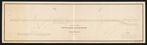 Plan of the Boston & Maine railroad bridges over Charles and Millers Rivers / Henry P. Hall, draughtsman.