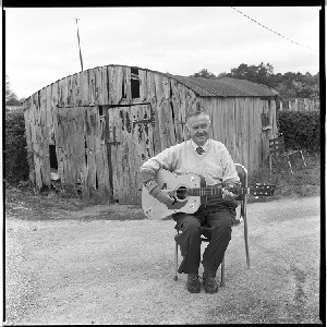 Joe Hoey, country singer during the 1950s. Portraits taken at his home in Brookeborough, Co. Fermanagh