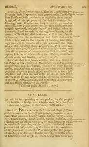 1807 Chap. 0074. An act for incorporating certain persons, for the purpose of building a bridge over Charles river, between Cambridge and Brighton, in the county of Middlesex.